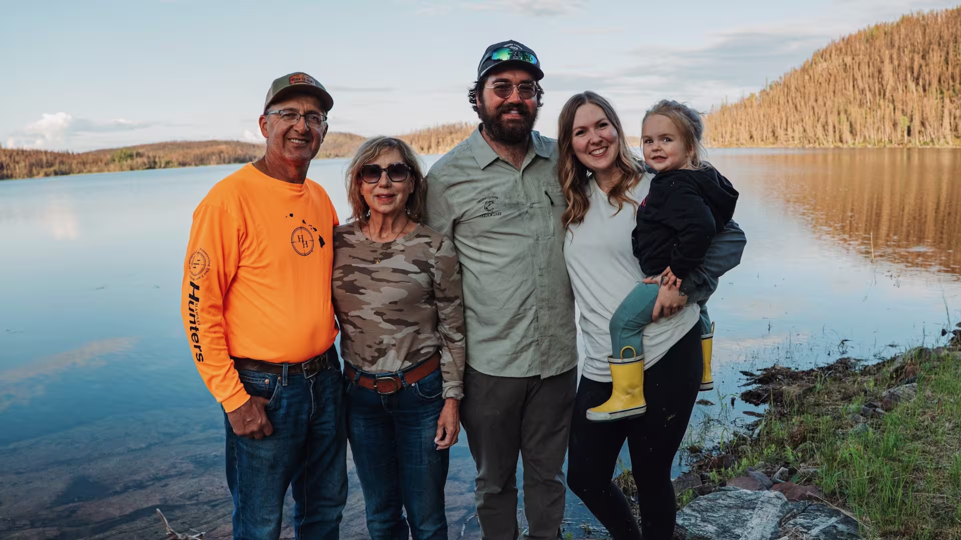 The Jeaurond family: Guy, Ruby, Zac, Bre, and Lili.
